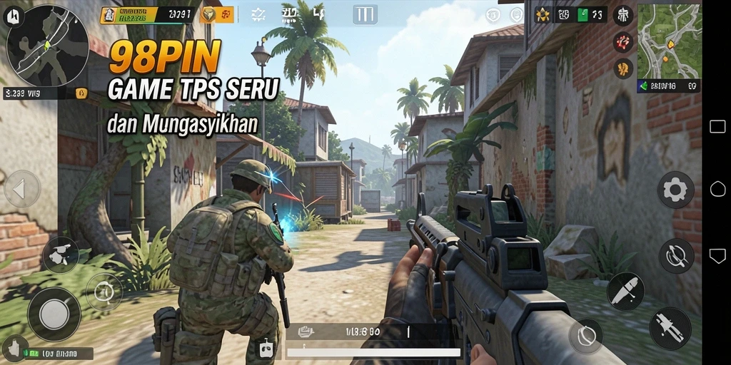Tampilan gameplay 98SPIN yang seru dan mendebarkan.