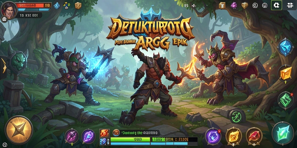 Screenshot utama dari gameplay <strong>DIREKTURTOTO</strong> yang menampilkan pertempuran yang mendebarkan.