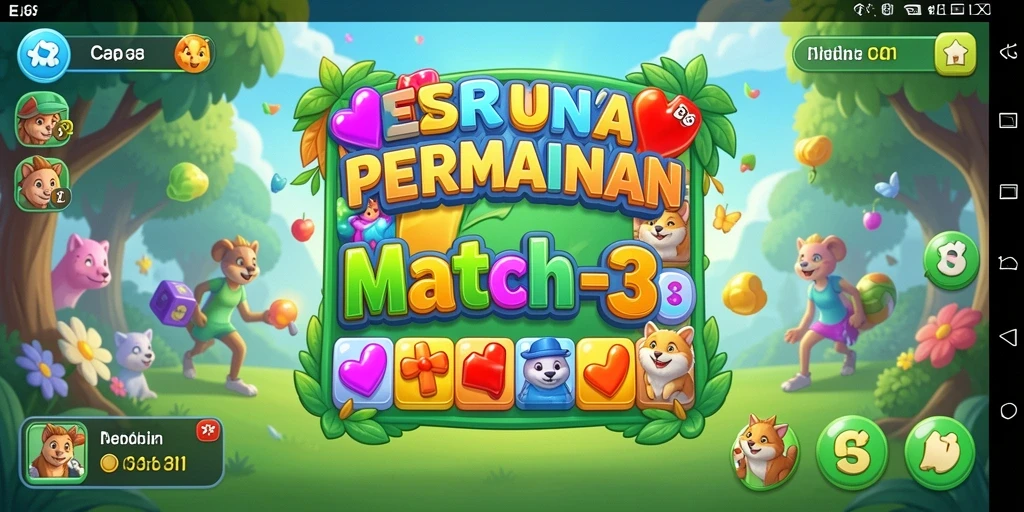 Tampilan gameplay E88 yang penuh warna dan menarik.