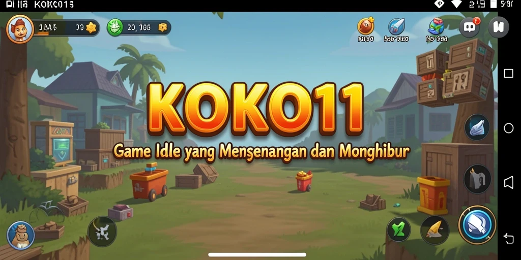 Tampilan gameplay KOKO11 yang menarik dan penuh warna.