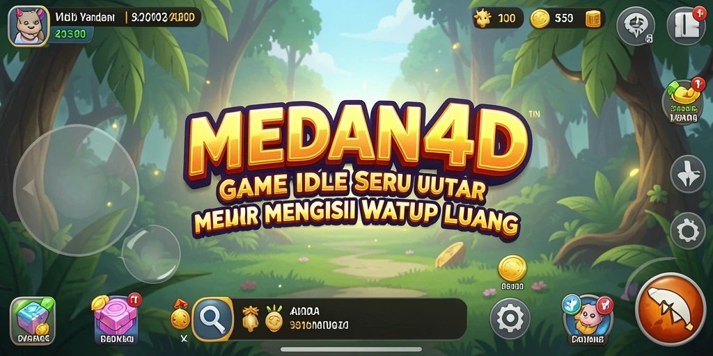 Tampilan gameplay seru dan menawan dari MEDAN4D.