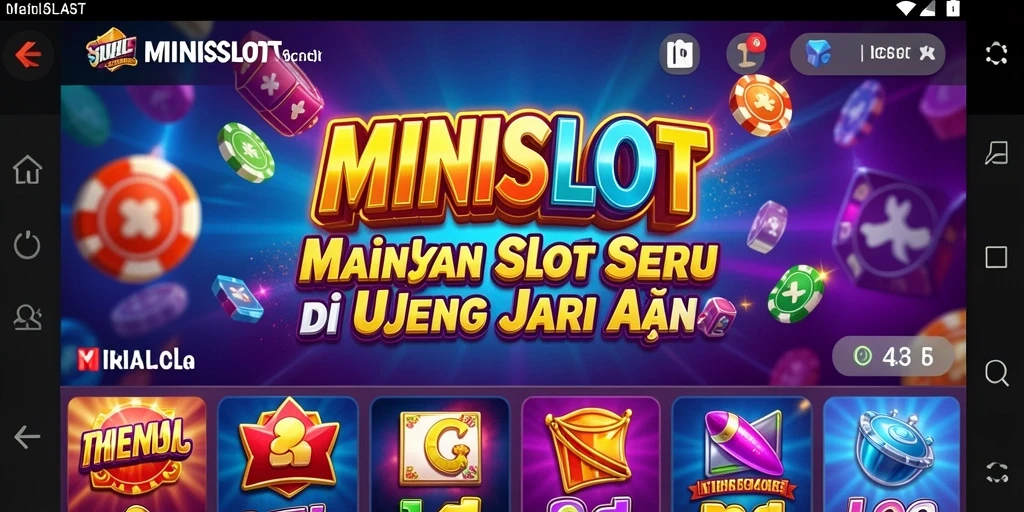 Tampilan gameplay <strong>MINISLOT</strong> yang menarik dan seru di layar.