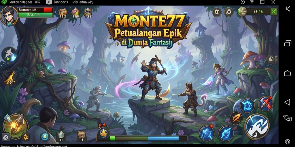 Gameplay seru di dunia fantasi MONTE77 yang menantang.
