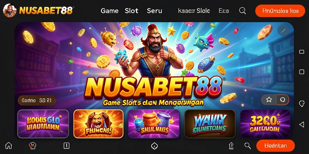 Tampilan screenshot gameplay NUSABET88 yang menarik dan penuh warna.