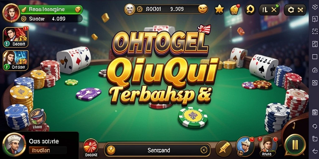 Tampilan gameplay seru dari OHTOGEL dengan kartu QiuQiu.