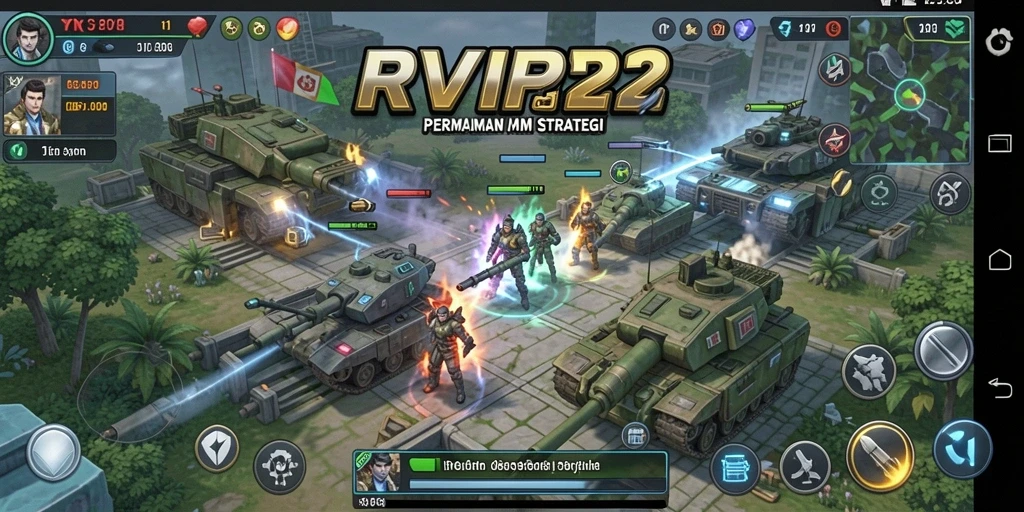 Tampilan gameplay menarik dari RVIP2 dengan aksi strategi yang mendebarkan.