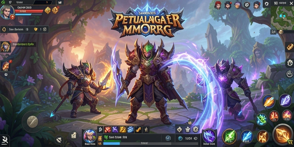 Tangkapan layar dari gameplay <strong>SAVAYA303</strong> menunjukkan petualangan yang seru dan interaksi antar pemain.