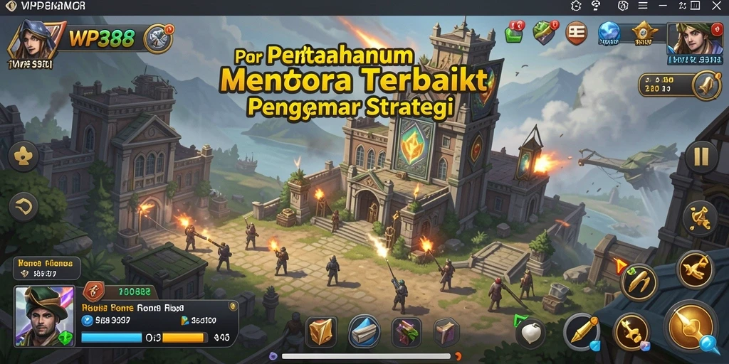 Gameplay WP888 menakjubkan dalam genre Tower Defense.