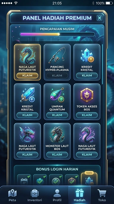 Tampilan utama aplikasi 116x yang sederhana dan modern.